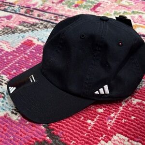 Adidas climax cool Black baseball cap hat with White Logo NWT